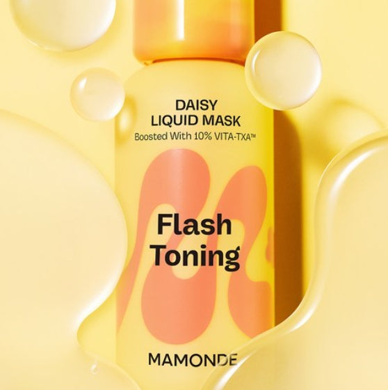 2 x Mamonde Flash Toning Daisy Liquid Mask 80ml from Korea