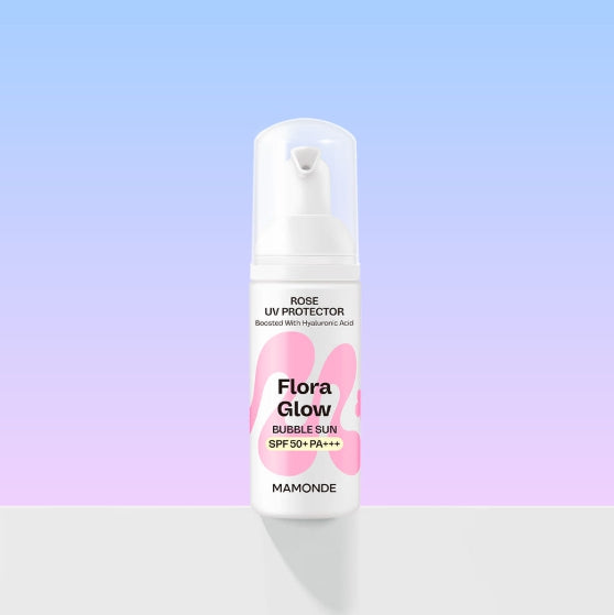 Mamonde Flora Glow Bubble Sun Rose UV Protector 45ml from Korea