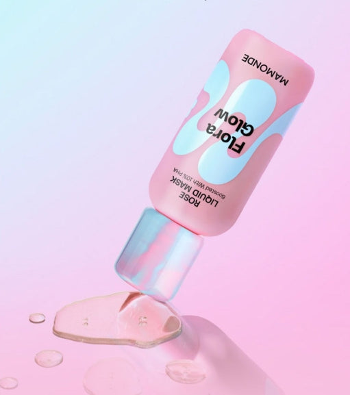 Mamonde Flora Glow Rose Liquid Mask 80ml from Korea by Mamonde