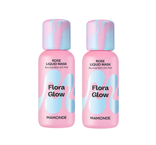 2 x Mamonde Flora Glow Rose Liquid Mask 80ml from Korea by Mamonde