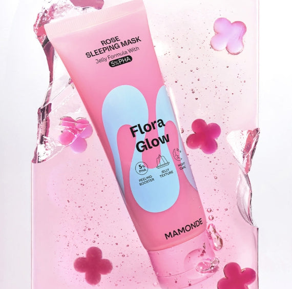Mamonde Flora Glow Rose Sleeping Mask 80ml from Korea