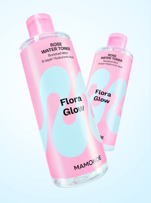 Mamonde Flora Glow Rose Water Toner 300ml from Korea by Mamonde