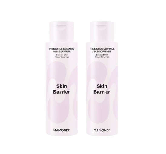 2 x Mamonde Probiotics Ceramide Skin Softener 200ml from Korea by Mamonde