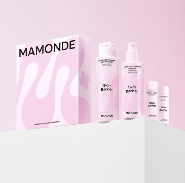 Mamonde Probiotics Ceramide Softener + Emulsion Set (4 Items) from Korea by Mamonde
