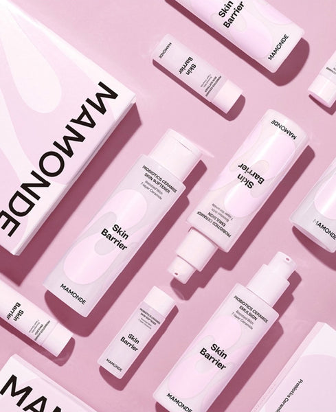 Mamonde Probiotics Ceramide Softener + Emulsion Set (4 Items) from Korea by Mamonde