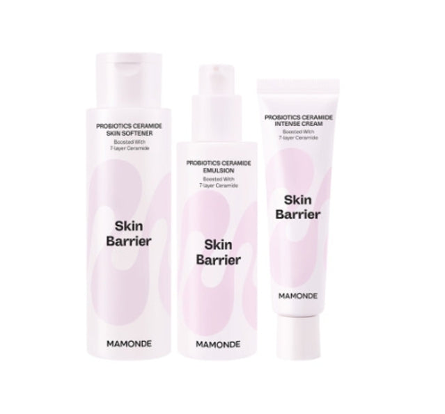 Mamonde Probiotics Ceramide Softener+Emulsion+Cream Set (3 Items) from Korea by Mamonde