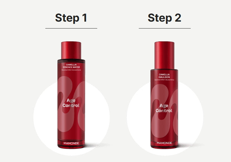 Mamonde Age Control Camellia Essence Water 150ml + Emulsion 125ml from Korea by Mamonde