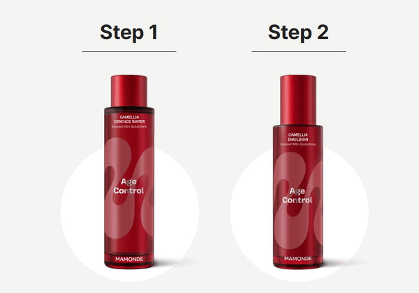 Mamonde Age Control Camellia Essence Water 150ml + Emulsion 125ml from Korea by Mamonde