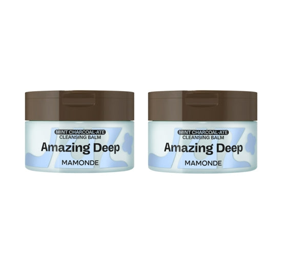 2 x Mamonde Amazing Deep Mint Charcoal-ate Cleansing Balm 90ml from Korea