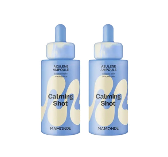 2 x Mamonde Calming Shot Azulene Ampoule 50ml from Korea by Mamonde