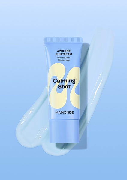 Mamonde Calming Shot Azulene Suncream 35ml, SPF50+ PA++++ from Korea by Mamonde
