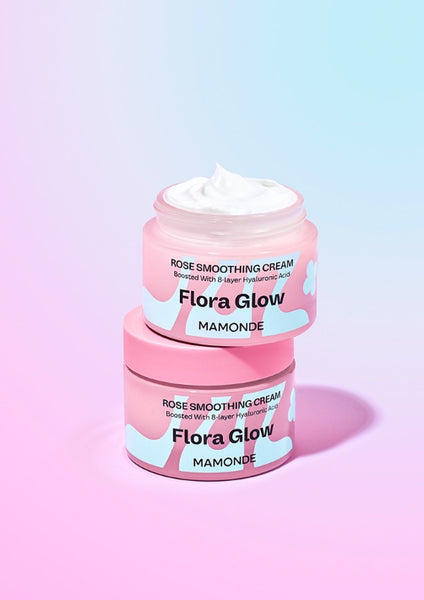 Mamonde Flora Glow Rose Smoothing Cream 50ml from Korea by Mamonde