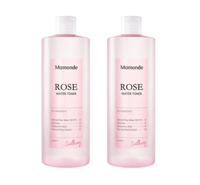 2 x Mamonde Rose Water Toner 500ml from Korea by Mamonde