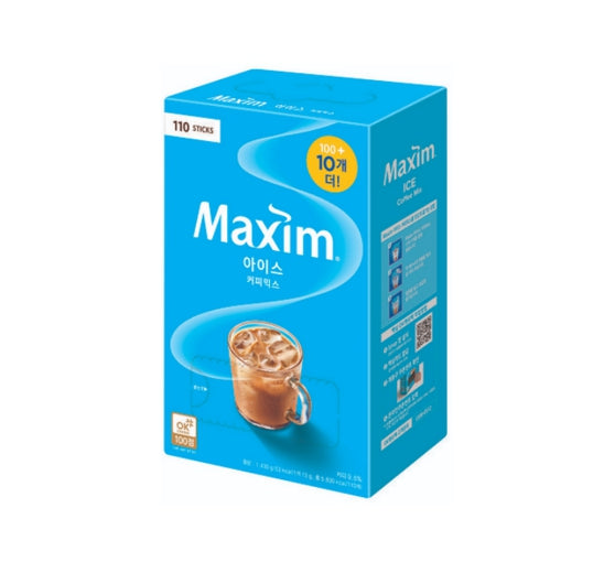 Maxim ice coffee package on a white background