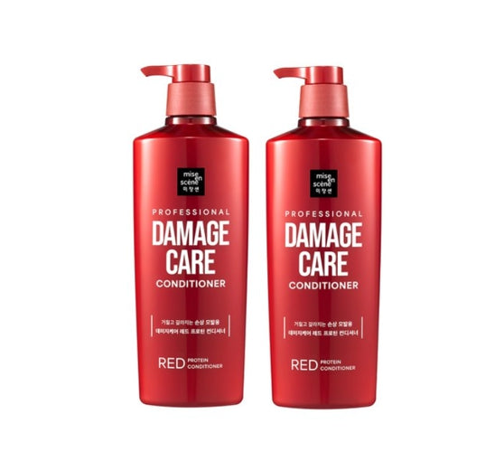 2 X [NEW] Mise-en-scene Professional Damage Care Red Protein Conditioner 680ml from Korea by Mise-en-scene