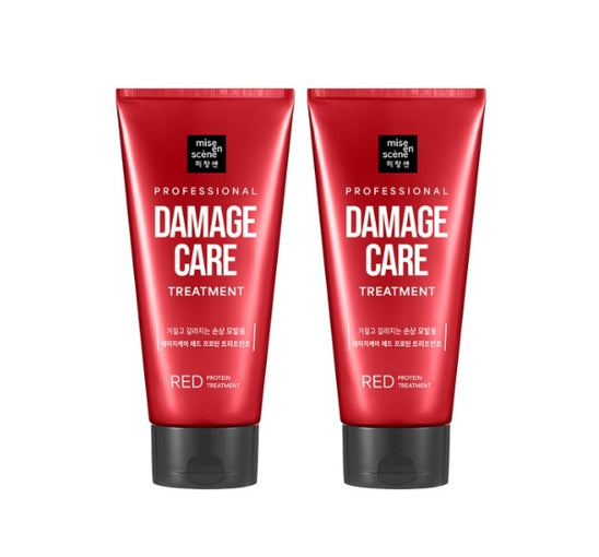 2 X [NEW] Mise-en-scene Professional Damage Care Red Protein Treatment 330ml from Korea by Mise-en-scene