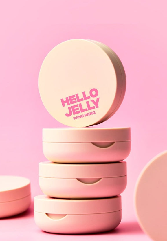 2 x Mise-en-scene Hello Jelly Pang Pang Hair Cover Cushion 8g #03 Light Brown from Korea