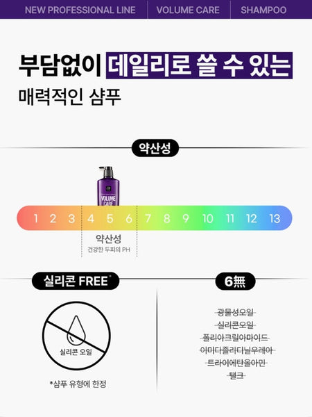 2 X [NEW] Mise-en-scene Professional Volum Care Purple Collagen Shampoo 680ml from Korea by Mise-en-scene