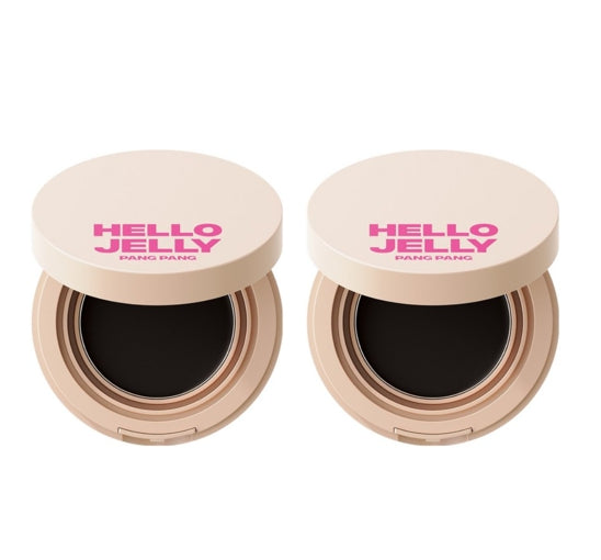 2 x Mise-en-scene Hello Jelly Pang Pang Hair Cover Cushion 8g #01 Natural Black from Korea