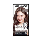 Mise-en-scene New Hello Bubble Foam Hair Color (9G Milk Tea Grey) 100g from Korea
