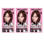 3 x Mise-en-scene New Hello Bubble  Foam Hair Color (3RB Red Brown) 100g from Korea