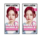 2 x Mise-en-scene New Hello Bubble Foam Hair Color (7P Sahara Rose Pink) 100g from Korea