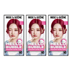 3 x Mise-en-scene New Hello Bubble Foam Hair Color (7P Sahara Rose Pink) 100g from Korea