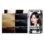 3 x Mise-en-scene New Hello Bubble Foam Hair Color (3AB Ash Black) 100g from Korea