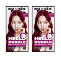 2 x Mise-en-scene New Hello Bubble Foam Hair Color (5BR Deep Bordeaux Rose) 100g from Korea
