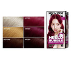 3 x Mise-en-scene New Hello Bubble Foam Hair Color (5BR Deep Bordeaux Rose) 100g from Korea