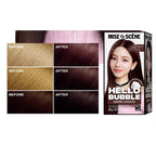 3 x Mise-en-scene New Hello Bubble Foam Hair Color (3NT Dark Choco) 100g from Korea