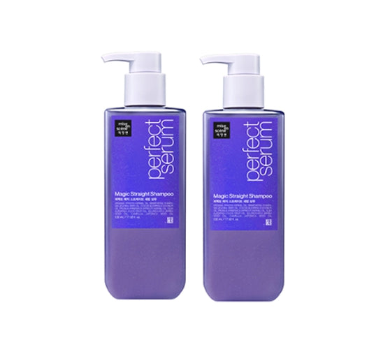2 X Mise-en-scene Perfect Magic Straight Serum Shampoo 530ml from Korea by Mise-en-scene