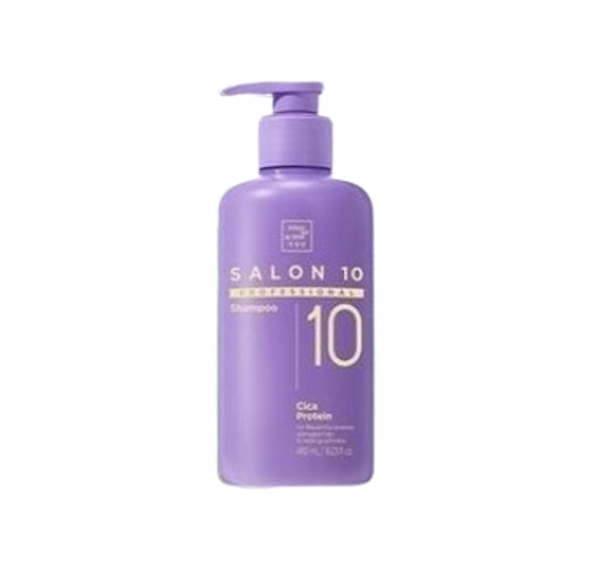 Mise-en-scene Salon 10 Professional Cica Protein Shampoo 480ml + Treatment 215ml from Korea by Mise-en-scene