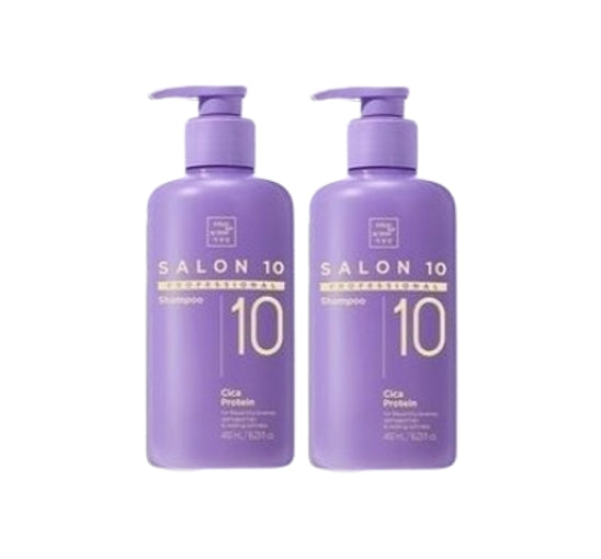2 X Mise-en-scene Salon 10 Professional Cica Protein Shampoo 480ml from Korea by Mise-en-scene
