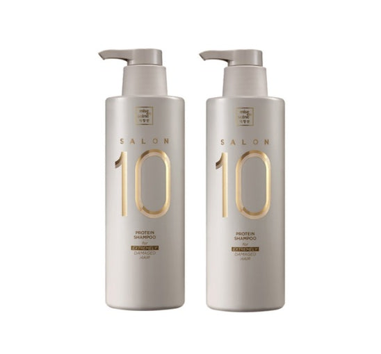 2 X Mise-en-scene Salon 10 Protein Shampoo for Extremely Damaged Hair 500ml from Korea by Mise-en-scene