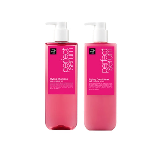 Mise-en-scene Perfect Styling Serum Shampoo 680ml + Conditioner 680ml from Korea by Mise-en-scene