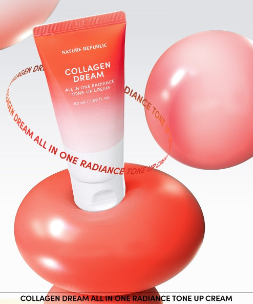 NATURE REPUBLIC Collagen Dream All in One Radiance Tone-Up Cream 50ml from Korea by NATURE REPUBLIC