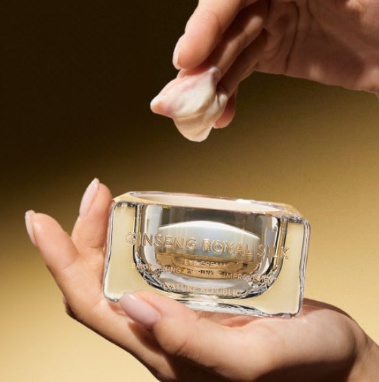 NATURE REPUBLIC Ginseng Royal Silk Eye Cream Set (3 Items) from Korea New