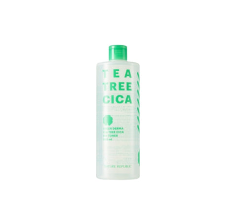 NATURE REPUBLIC Green Derma Tea Tree Cica Big Toner (for acne-prone skin) 500ml from Korea by NATURE REPUBLIC
