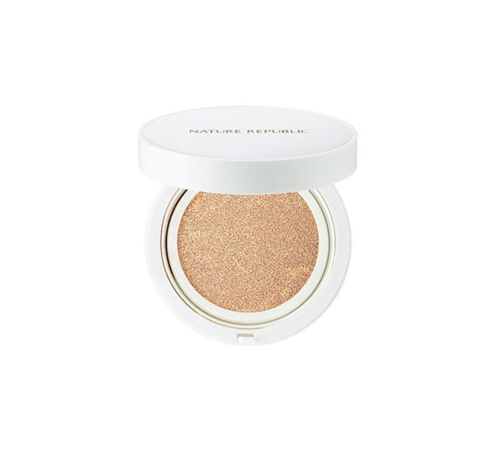 NATURE REPUBLIC Green Derma Mild Cica Cover Cushion, #1 Light Beige from Korea by NATURE REPUBLIC