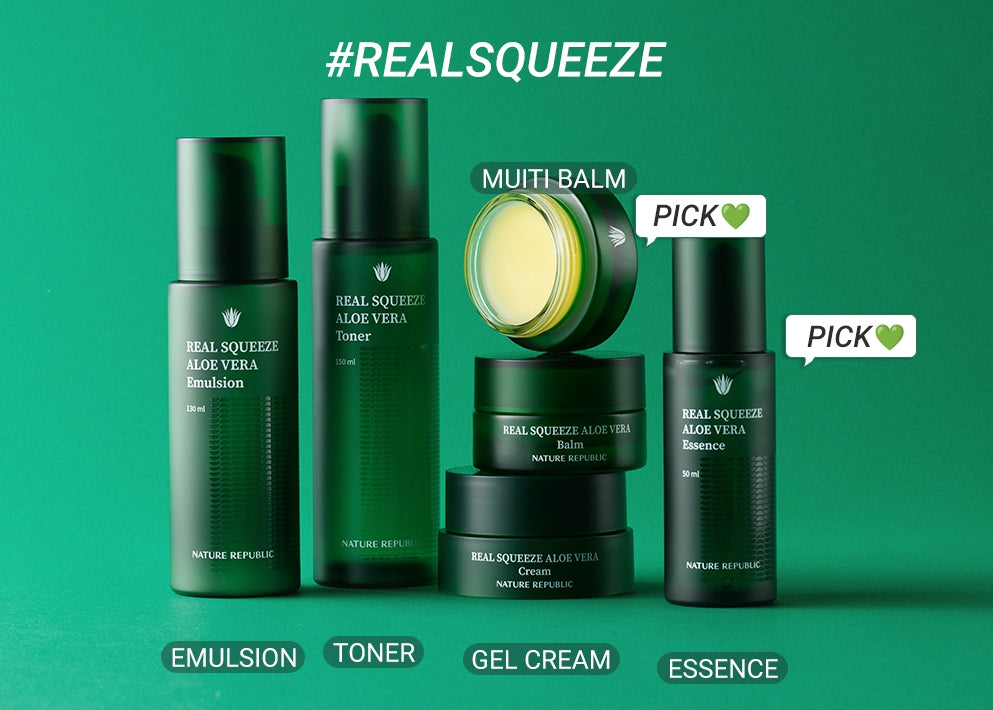 NATURE REPUBLIC Real Squeeze Aloe Vera Balm 25g from Korea by NATURE REPUBLIC