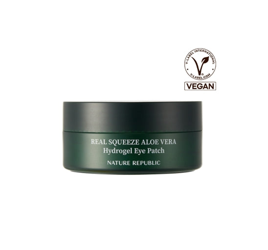 NATURE REPUBLIC Real Squeeze Aloe Vera Hydrogel Eye Patch from Korea by NATURE REPUBLIC