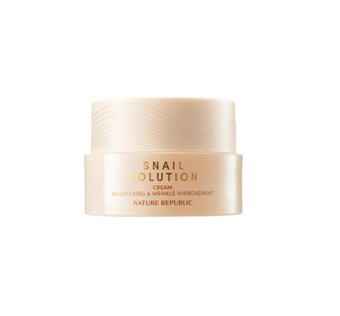 NATURE REPUBLIC Snail Solution Cream 52ml from Korea by NATURE REPUBLIC