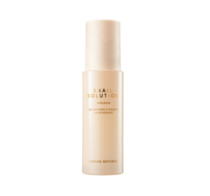 NATURE REPUBLIC Snail Solution Emulsion 120ml from Korea by NATURE REPUBLIC