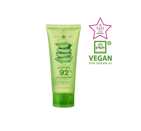 NATURE REPUBLIC Soothing & Moisture Aloe Vera 92% Soothing Gel (Tube) 250ml from Korea by NATURE REPUBLIC