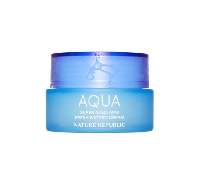 NATURE REPUBLIC Super Aqua Max Fresh Watery Cream for Oily Skin 80ml from Korea by NATURE REPUBLIC