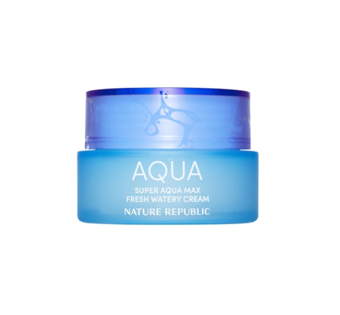 NATURE REPUBLIC Super Aqua Max Fresh Watery Cream for Oily Skin 80ml from Korea by NATURE REPUBLIC