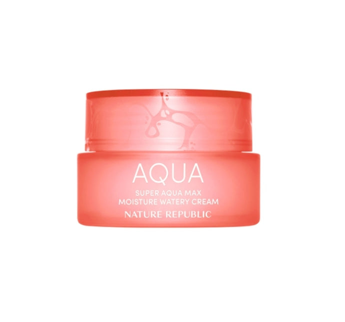 NATURE REPUBLIC Super Aqua Max Moisture Watery Cream for Dry Skin 80ml from Korea by NATURE REPUBLIC