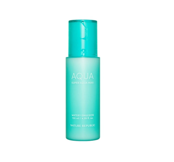 NATURE REPUBLIC Super Aqua Max Watery Emulsion 130ml from Korea by NATURE REPUBLIC