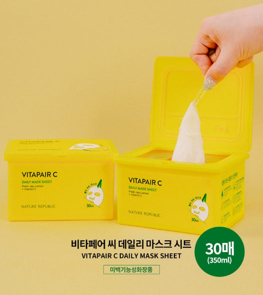 NATURE REPUBLIC Vitapair C Daily Mask Sheet (30 sheets) from Korea by NATURE REPUBLIC